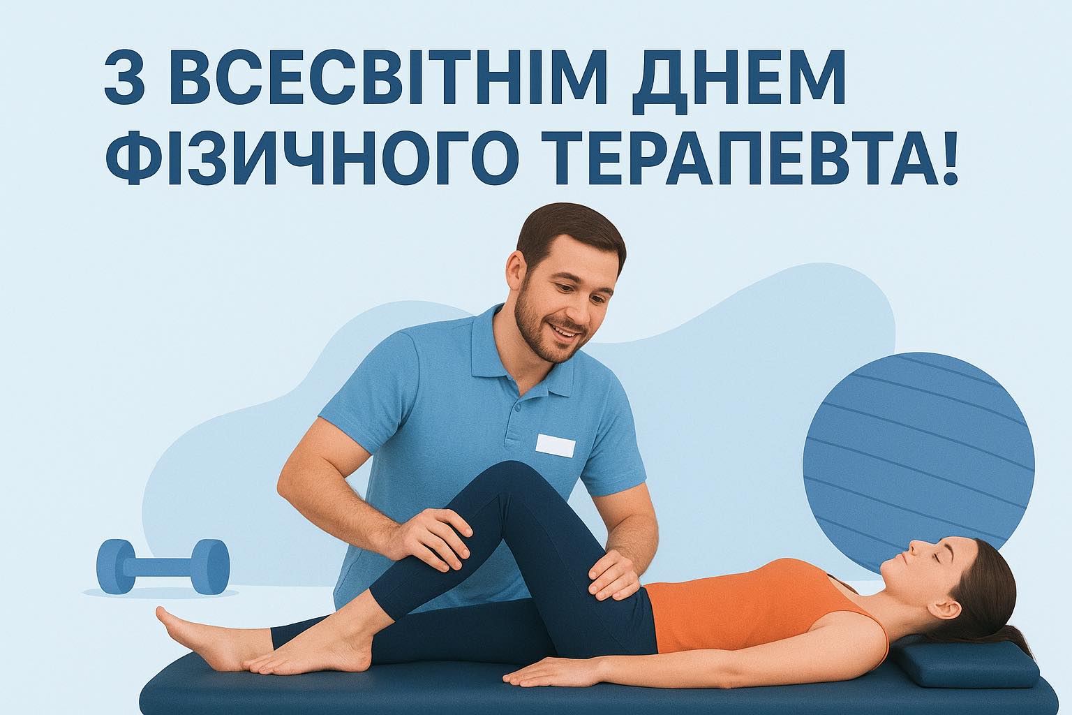 Вітаємо з Всесвітнім днем фізичного терапевта! 