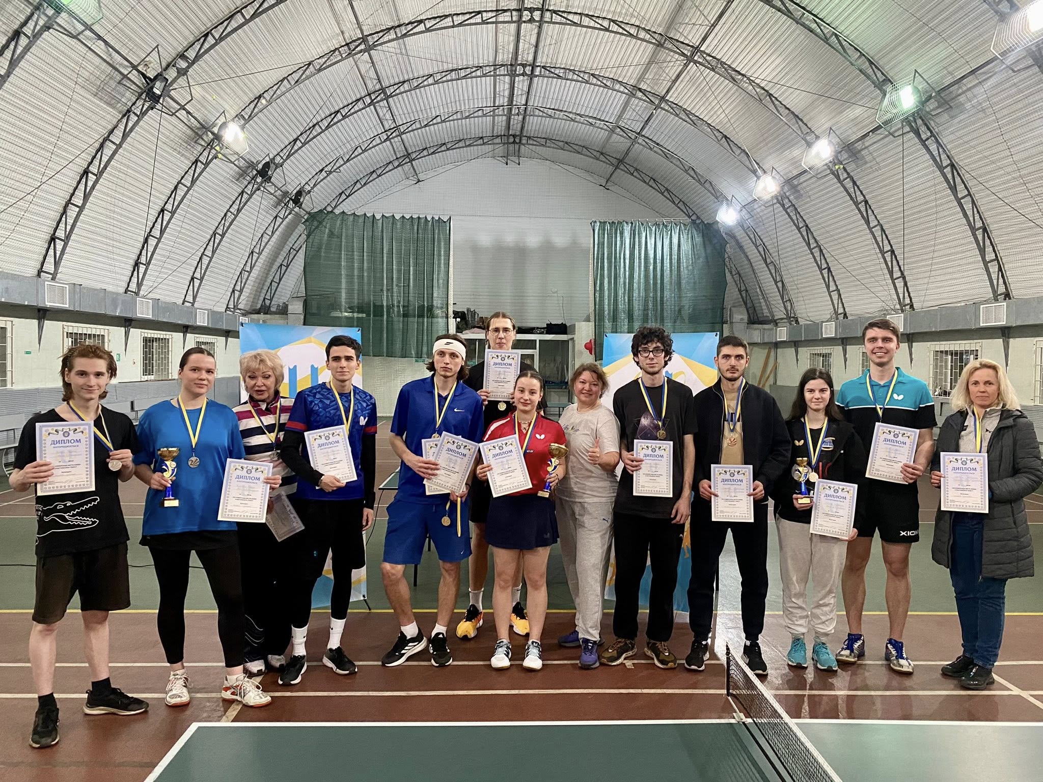 НУФВСУ — переможці ХХІ Універсіади м. Києва з настільного тенісу!