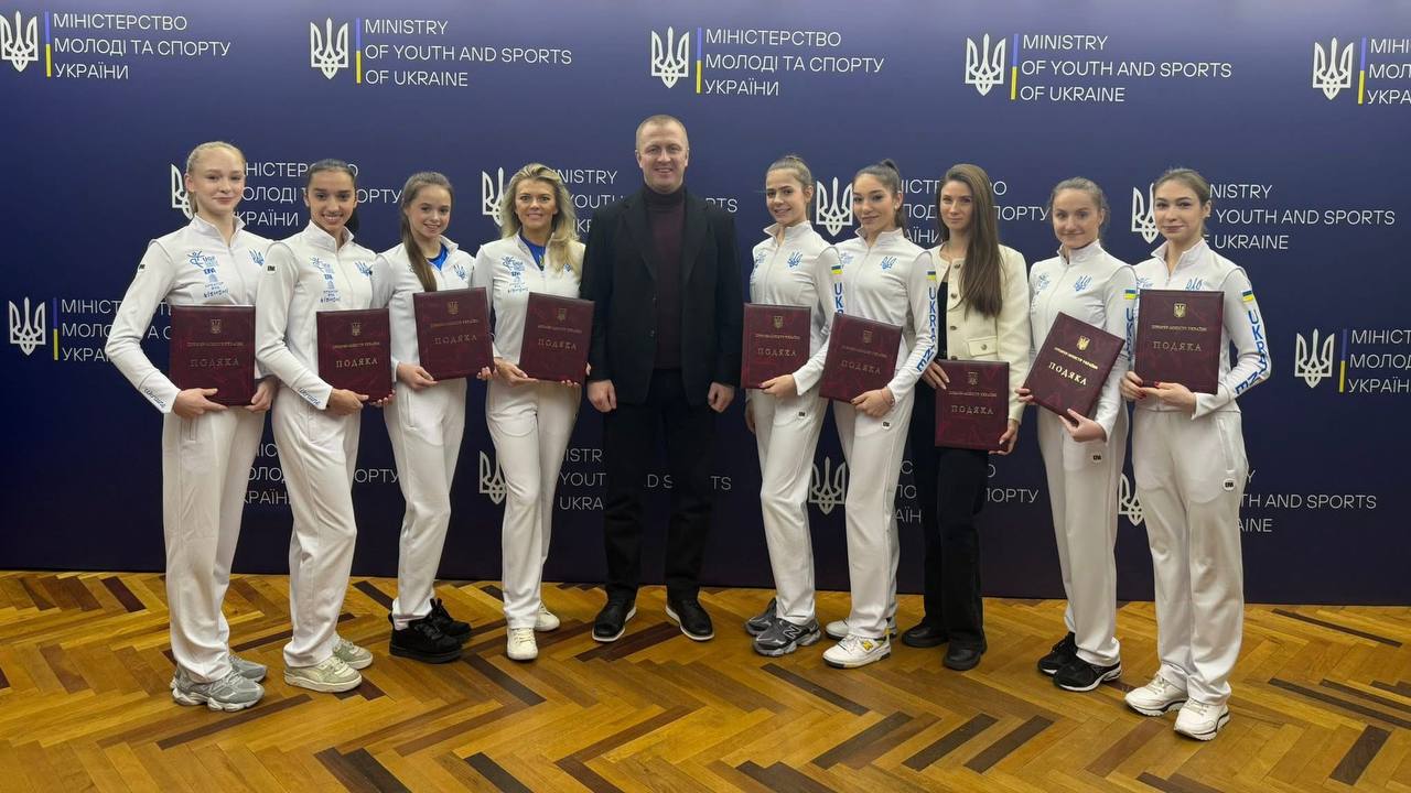 Студентки НУФВСУ відзначені Подяками Прем’єр-міністра України за визначні досягнення у художній гімнастиці